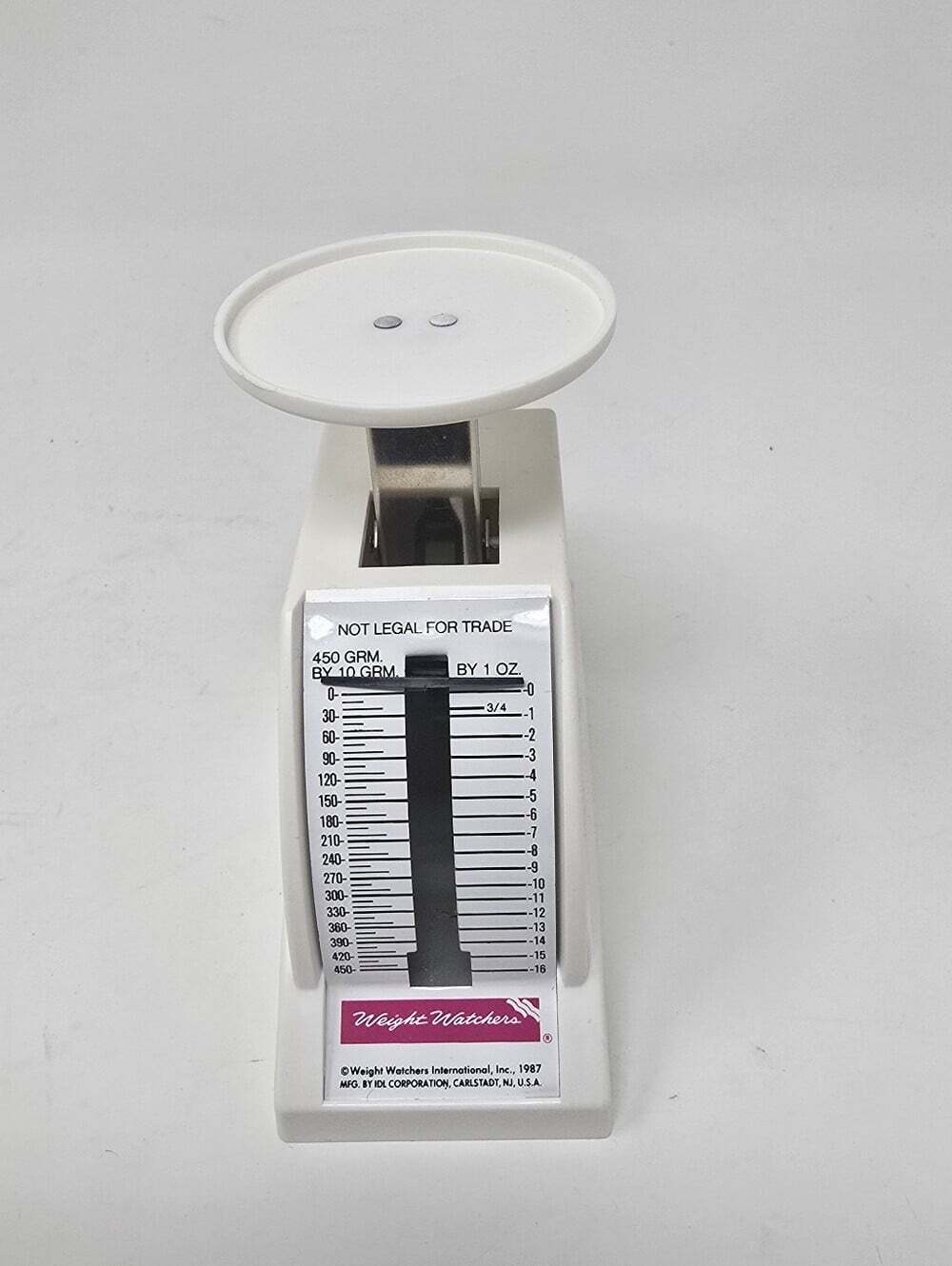 Vintage Weight Watchers Scale + Measuring Cuip 1988 IDL Corporation